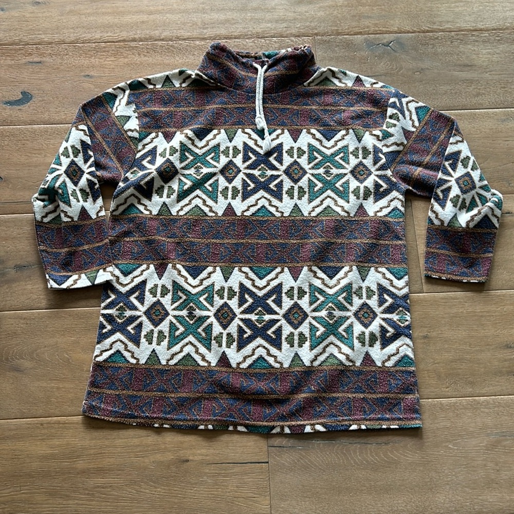 Vintage Denim Republic Native American Inspired Pullover